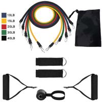 Set Resistencia De 5 Ligas Bandas Fitness