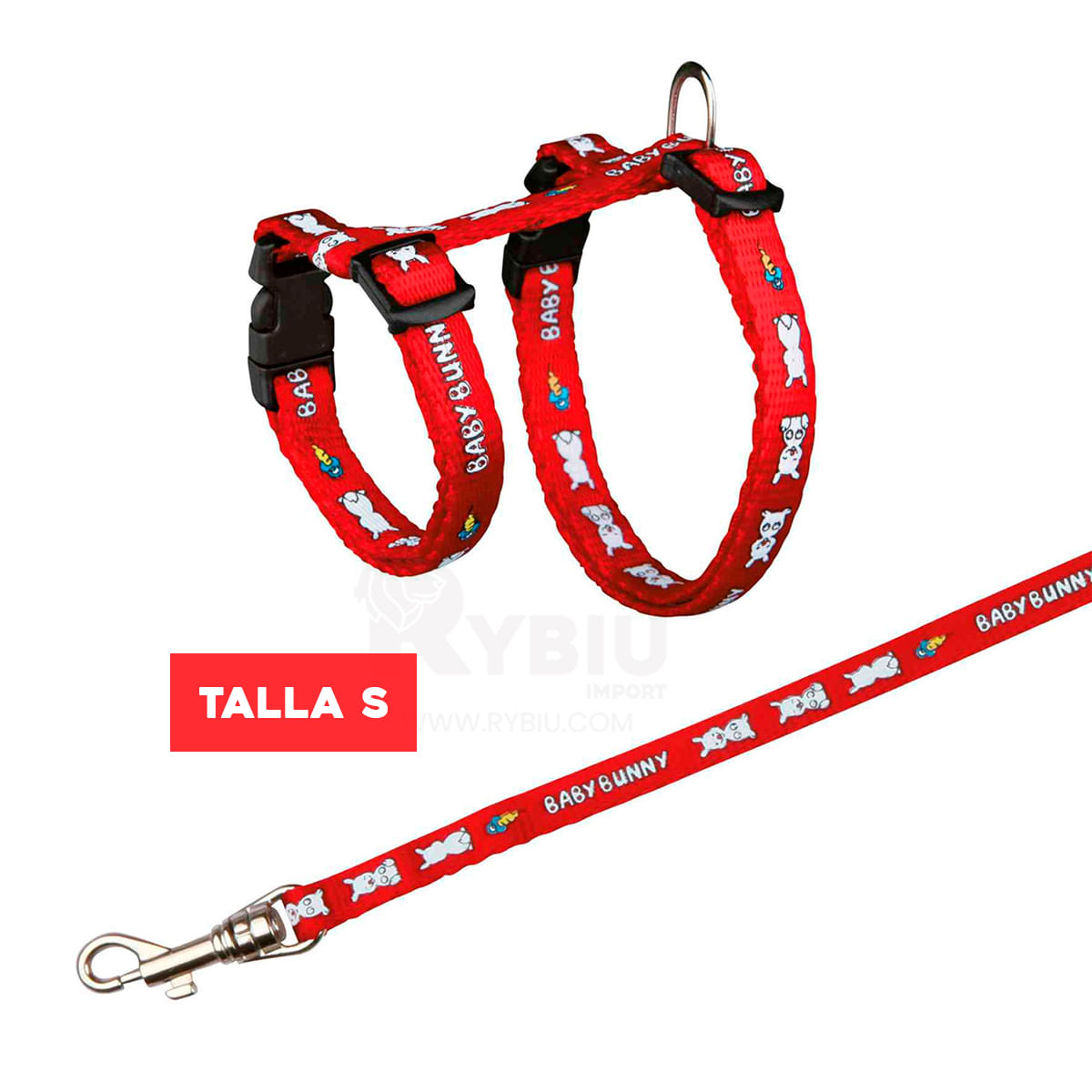 Correa Para Hámster Rojo