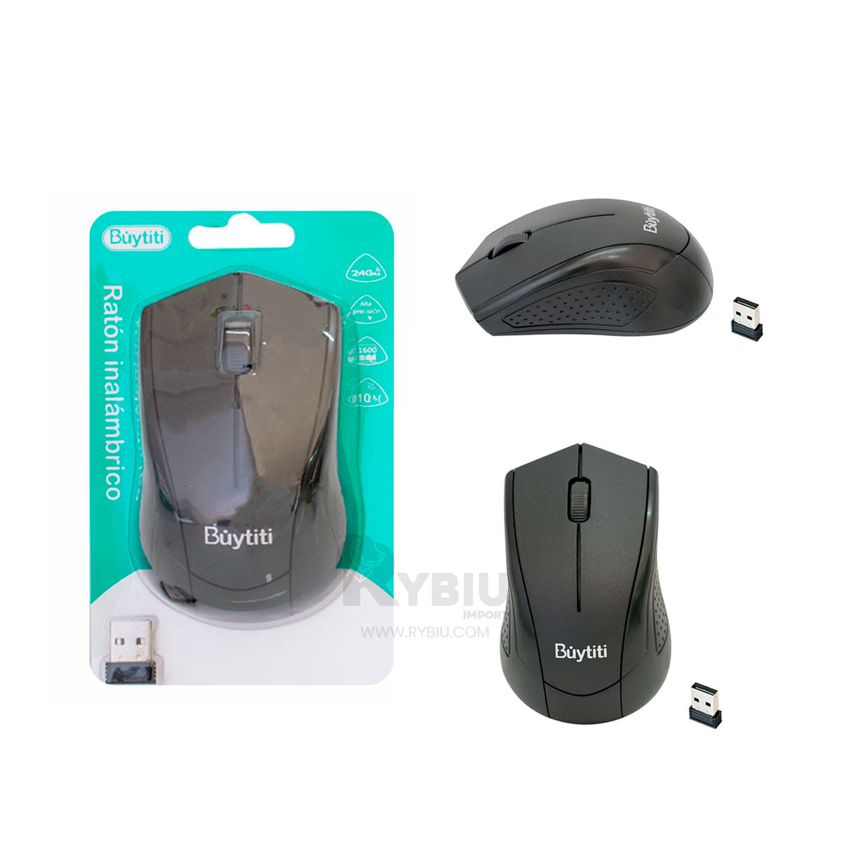 Mouse Inalámbrico con USB Búytiti