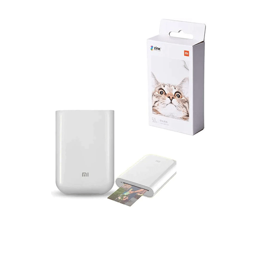 Xiaomi Mi Portable Photo Printer, Impresora Láser Portátil, Papel