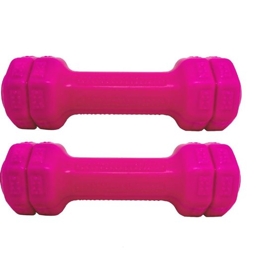 Pesas Mancuernas 2 Pza 1kg Neopreno Entrenamiento Fitness Color Rosa