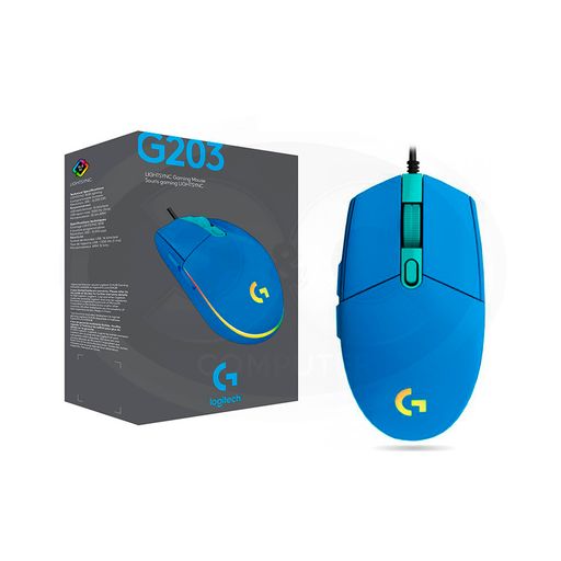 Logitech G G203 Raton Gaming Usb Tipo A 8000dpi Azul