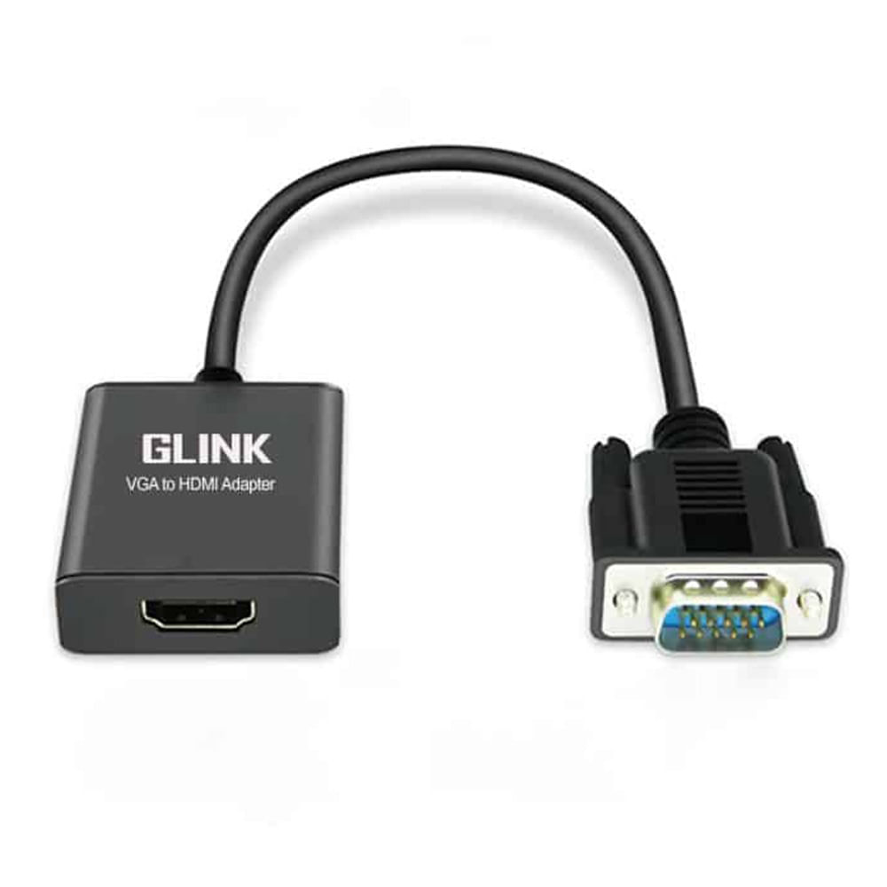 Convertidor Adaptador VGA a HDMI Glink Audio Digital HD 1080p ...