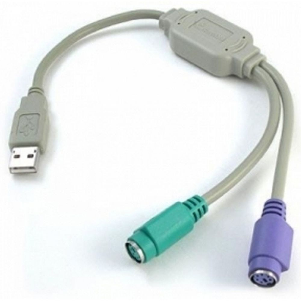 Cable Adaptador Convertidor USB Macho A Ps2 Hembra Plug And Play