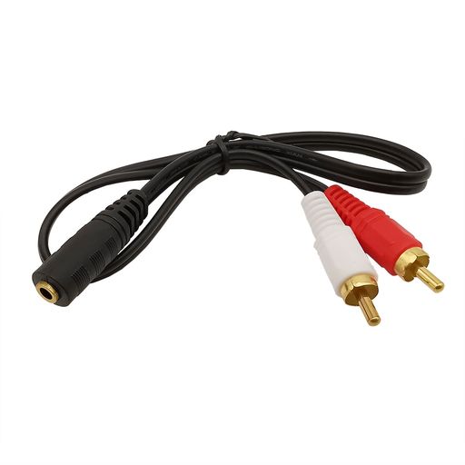 Cable Adaptador de Iphone a Jack 3.5 Estéreo para Audífonos 10 Centímetros