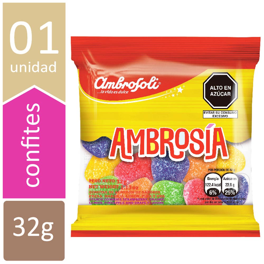 Gomitas AMBROSOLI Ambrosia Bolsa 32g