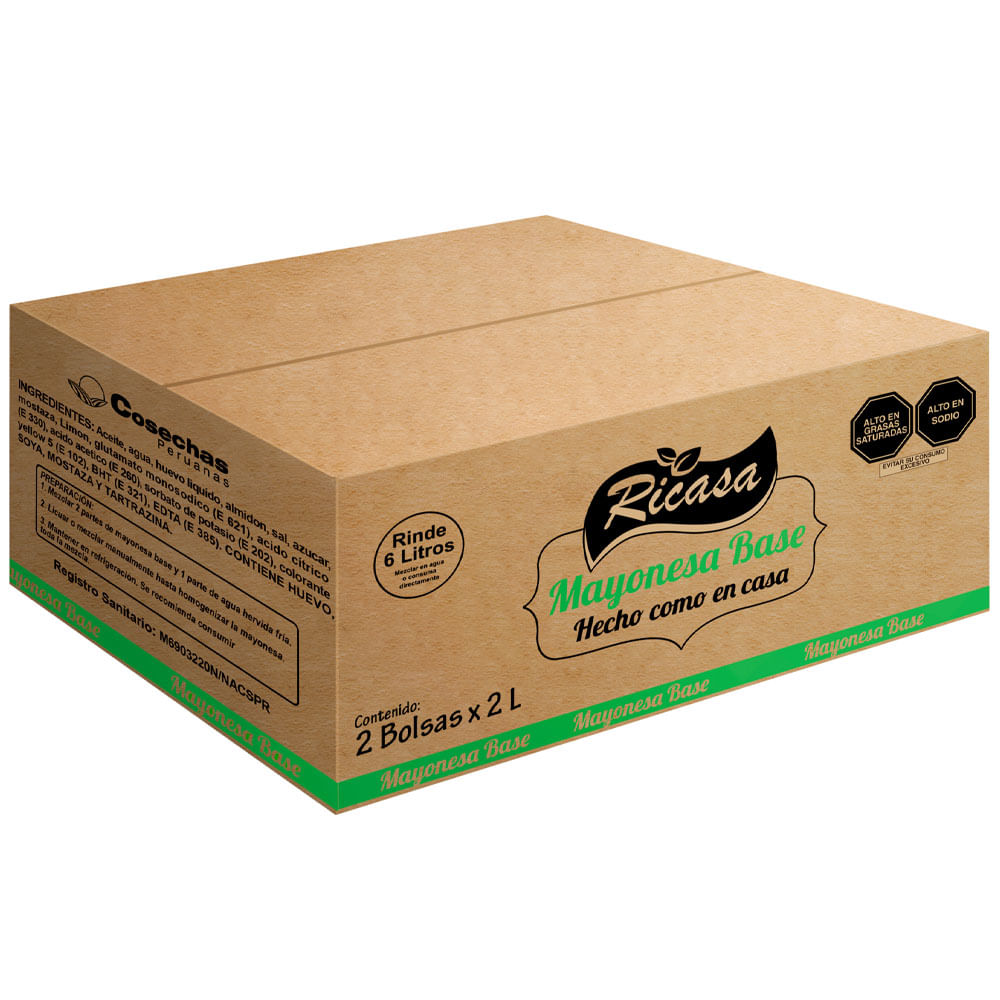 Mayonesa Base Granel RICASA Caja 4Kg