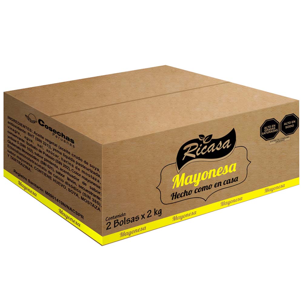 Mayonesa RICASA Caja 4Kg