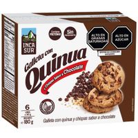 Galletas con Quinua y Chispas de Chocolate INCASUR Paquete 6un