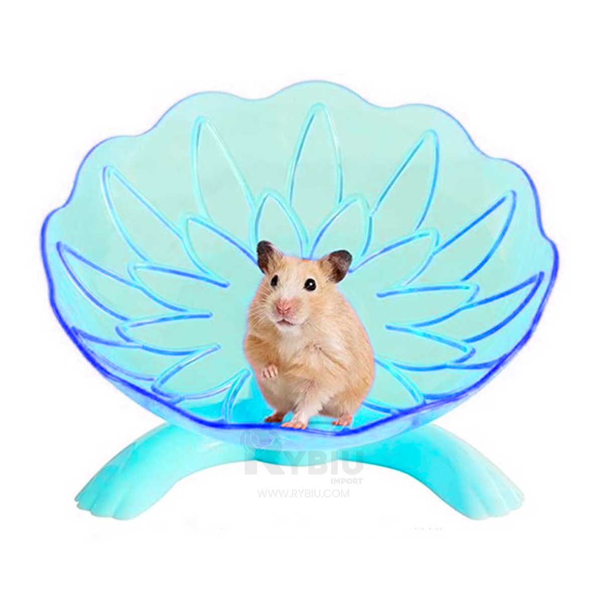 Rueda de Hamster Para Correr Celeste