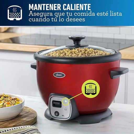 Arrocera Oster 4723 roja de 0,6L - Arroceras eléctricas - FERSAY