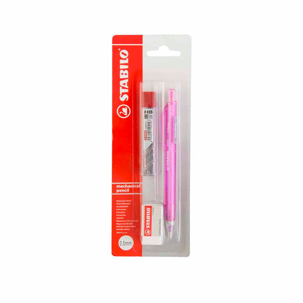 Portaminas STABILO Mechanical Pencil + Borrador