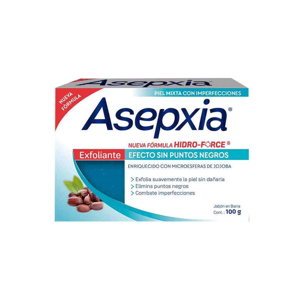Jabón ASEPXIA Exfoliante 100g | plazaVea - Supermercado jabon asepxia anti acne