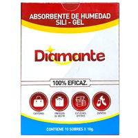 Deshumedecedor  DIAMANTE Sili-Gel Paquete 10un Sobre 10g