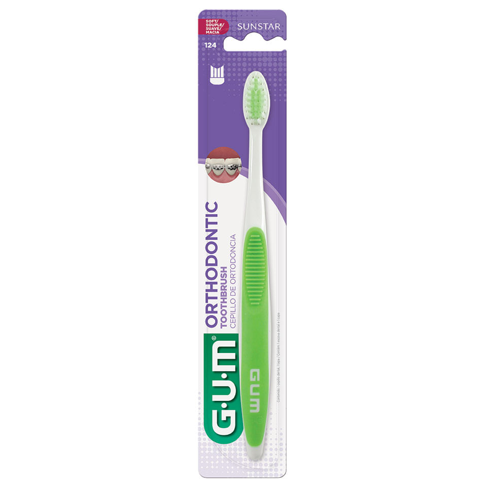 Cepillo Dental GUM Orthodontic - Blíster 1 UN