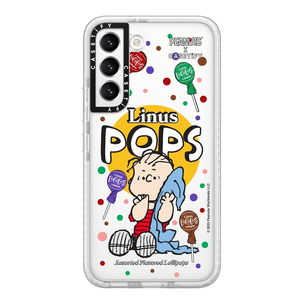 Case ScreenShop Para iPhone Se 2020/Se 2022 Snoopy Linus Pops Transparente