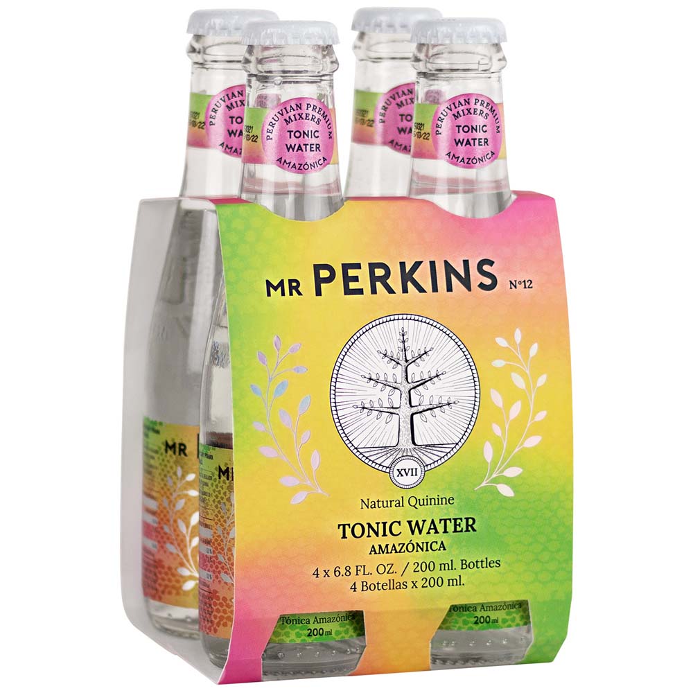 Agua Tónica MR PERKINS Amazónica 4 Pack Botella 200ml