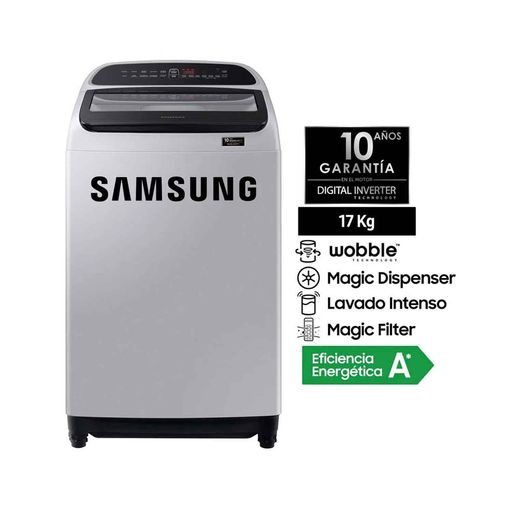 Lavadora Eco Inverter 17 kg Negra SAMSUNG