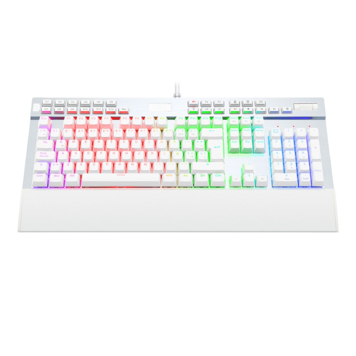 Teclado Redragon Yama K550W RGB Switch Purple White