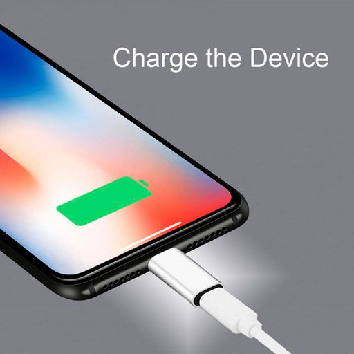 Adaptador Tipo C a Lightning iPhone para Micrófonos o Audífonos - Grupo  Orange