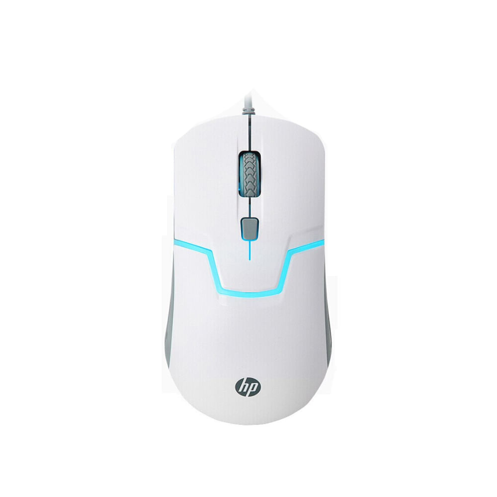 Mouse Gamer HP M100WT Blanco 4 Botones Retroiluminado