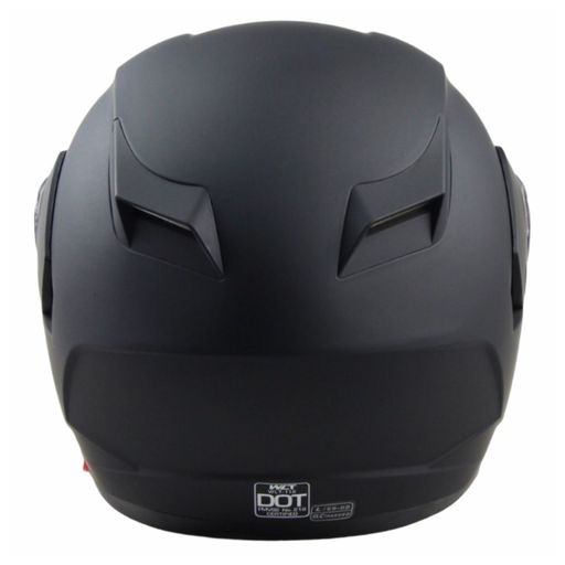 Casco Moto WLT 107 Solid Black Matt (Large) GENERICO