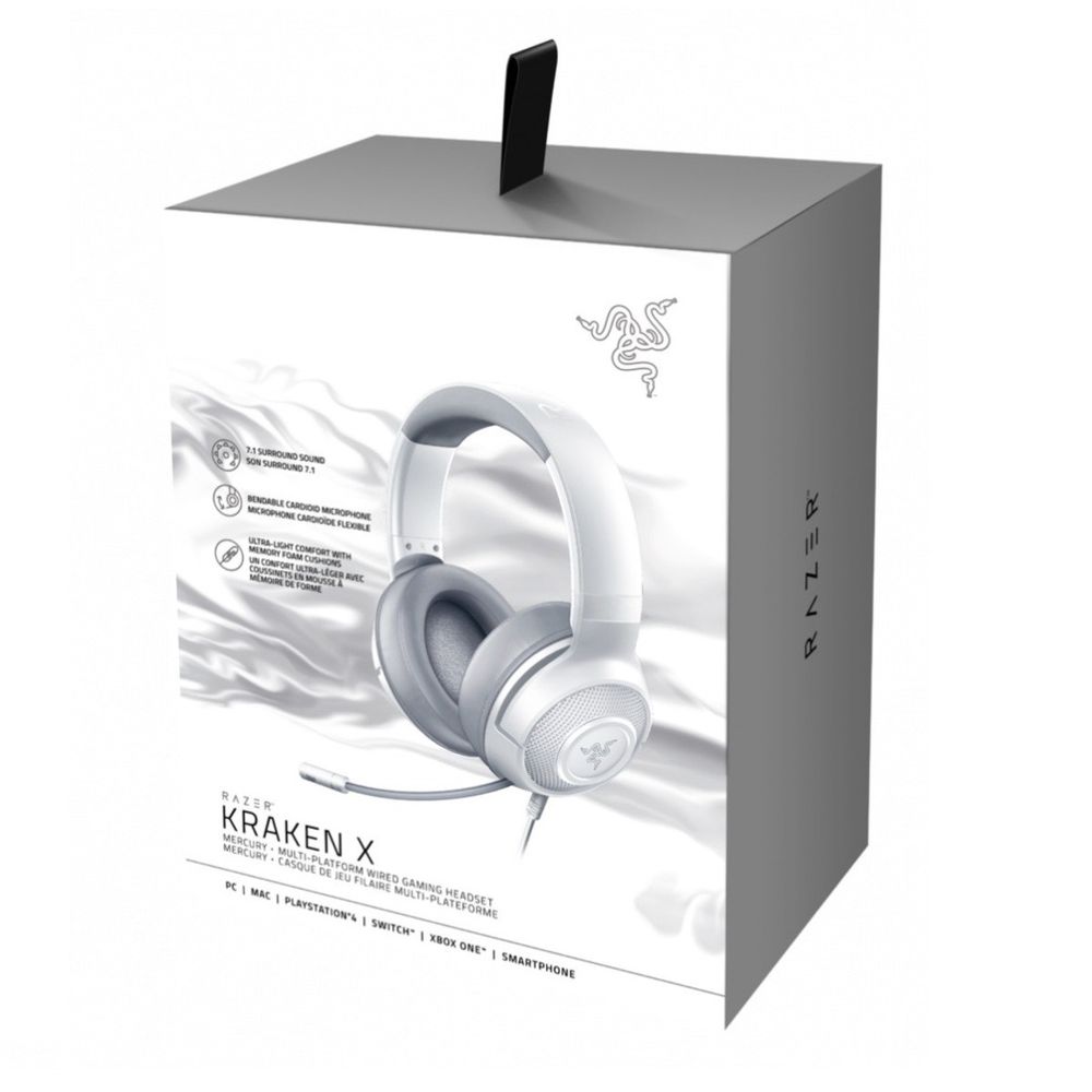 AudÃfono Razer Kraken X Sonido Envolvente 7.1 Multiplataforma Blanco | plazaVea - Supermercado kraken sonido