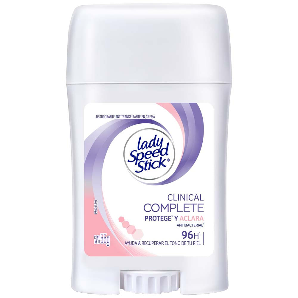 Desodorante en Barra LADY SPEED STICK Clinical Complete Protege y