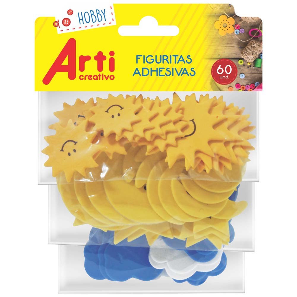 Stickers ANTICREATIVO Sol y Luna 60un