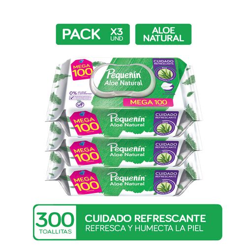 Toallitas Húmedas para bebé Aloe - Pequeñín