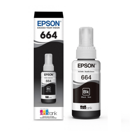 Tinta Epson T664 70 ml Color Negro | plazaVea - Supermercado