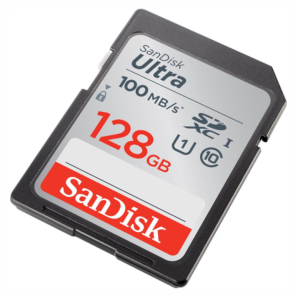 Карта памяти microsd sandisk ultra 128gb uhs i адаптер