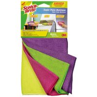 Paño SCOTCH-BRITE Microfibra Multiusos Paquete 4un
