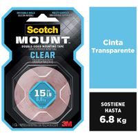 Cinta De Montaja Transparente 3M