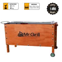 Caja China Grande Mr. Grill Premium Acero Mixta