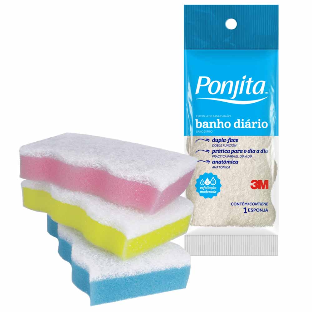 Esponja de Baño PONJITA Baño Diario Paquete 1un