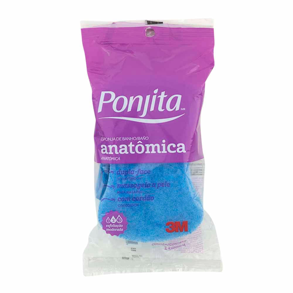 Esponja de Baño Anatómica PONJITA Bolsa 1un - Supermercado ponjita