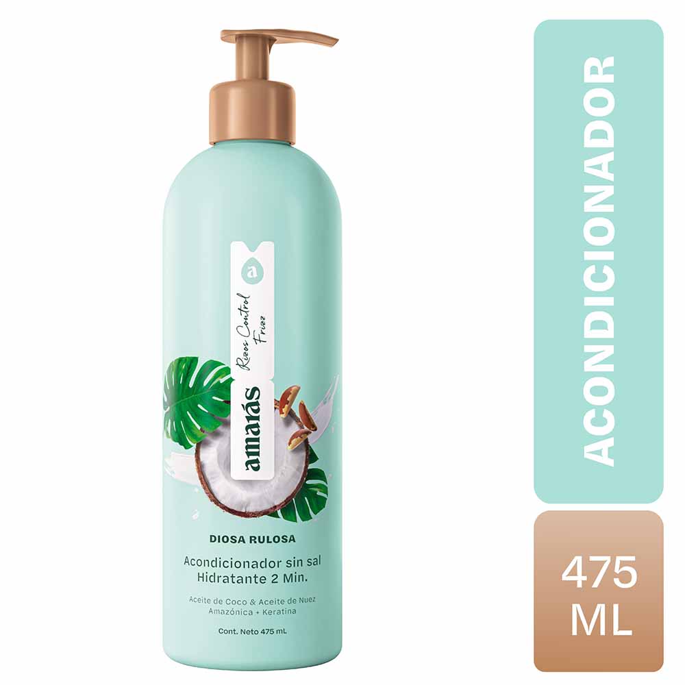 Acondicionador AMARÁS Diosa Rulosa Frasco 475ml