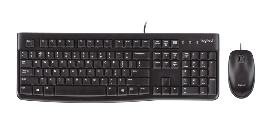 Kit Logitech Mk120 Teclado Estandar & Mouse Optico