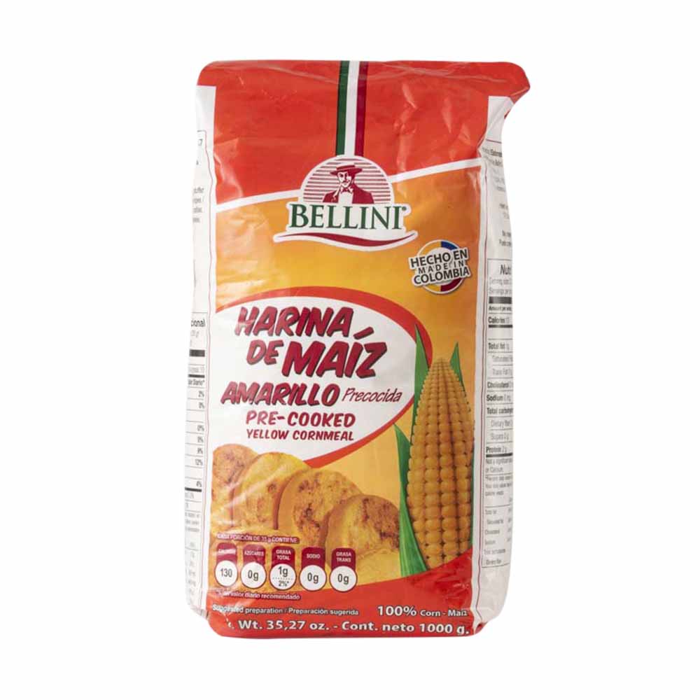 Harina De Maíz Amarilla Mercadona Harina de Maíz Amarillo BELINI Precocida Bolsa 1kg - Supermercado