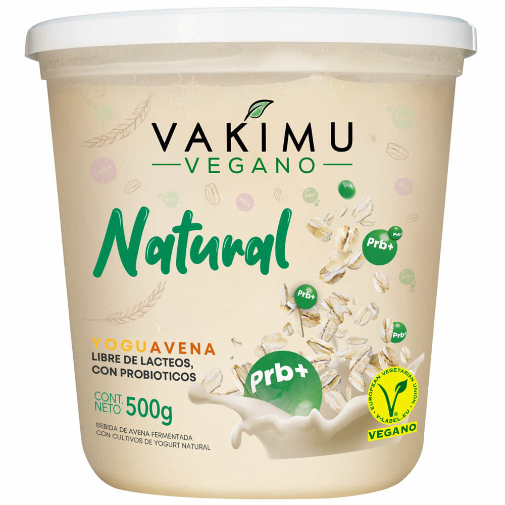 Yogurt Vegano VAKIMU Natural Pote 500g plazaVea Supermercado