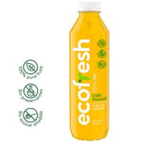 Jugo Naranja Cold Pressed ECOFRESH Botella 400ml