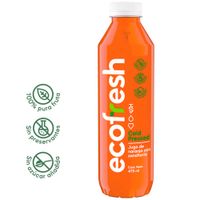 Jugo Naranja Zanahoria Cold Pressed ECOFRESH Botella 475ml