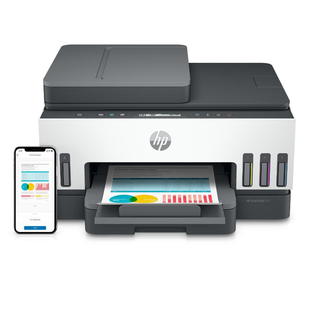 Impresora Multifuncional HP Smart Tank 750 ADF 6UU47A