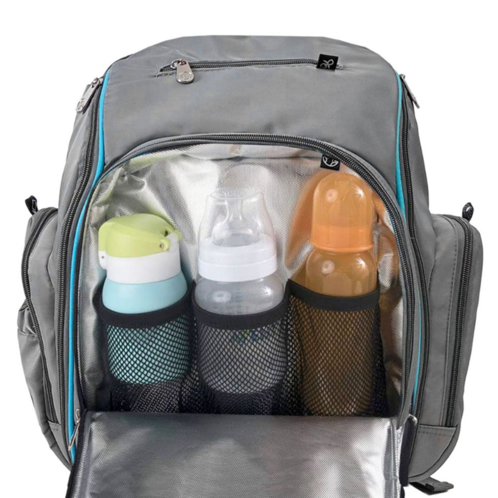 pañalera fisher price azul