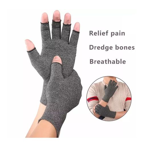 1 par de guantes de compresión Artritis, 1 par de soporte de compresión