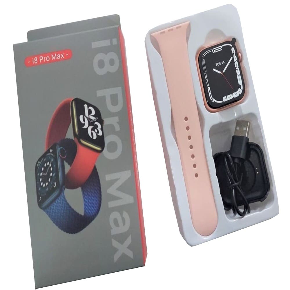 Smartwatch I8 Pro Max Rosado