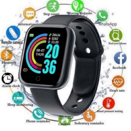 Reloj inteligente - Smartwatch Y68-D20 - hombre y mujer - Color Blanco  GENERICO