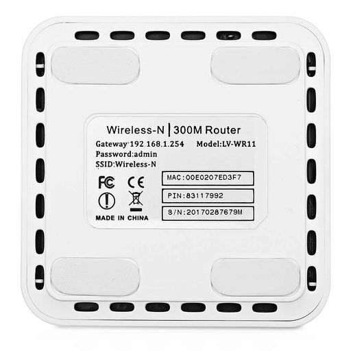 Repetidor Amplificador Señal Wifi 300Mbps Cobertura 300m GENERICO