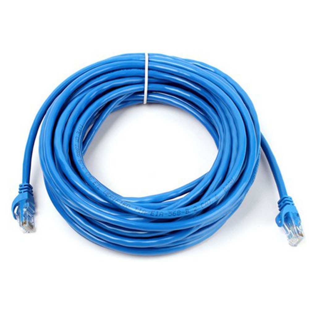 Cable de Red Utp Cat 5 Testeado Rj45 15 Metros Azul